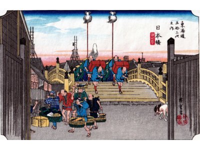 版画「東海道五十三次」の事、浮世絵師・安藤広重の生涯