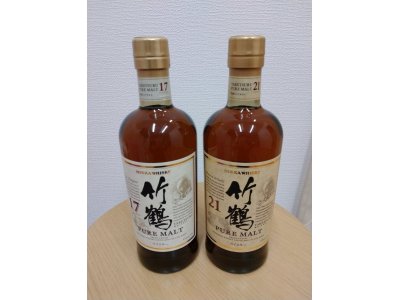 ウイスキー「竹鶴」をお買取り致しました。
