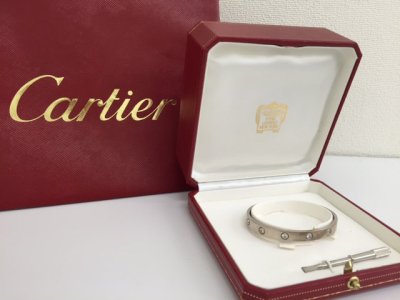 カルティエ(Cartier) ラブブレス フルダイヤ お買取りさせて頂きました