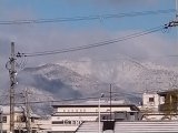 愛宕山も真っ白です