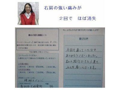 喜びの声をいただきました♪