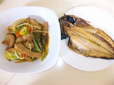 夕食