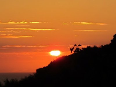 2012/10/09の夕陽