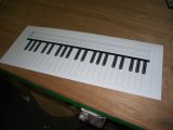 練習用ピアノ鍵盤シート