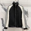 機能性と現代的 グッチ ジャケット ブラック ホワイト モノグラム スポーティ 良い品質 GUCCI