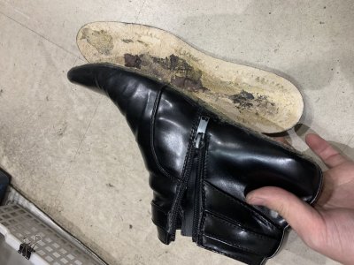 靴底の剥がれ