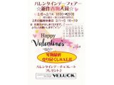 ２月６日より☆VELUCKバレンタインデーフェアー☆