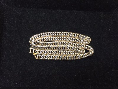 重量感のあるK18(18金)ネックレス お買取りさせて頂きました