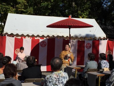 2017/11/3　岡崎茶交会　秋の市民祭り　岡崎城にて