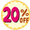 20％OFF！！！！