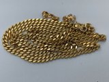 金価格高騰中　タイミングが抜群です！　K18　ネックレスと金歯　ご持参頂きました。　　買取は当店へ