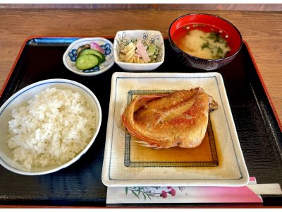 赤魚の甘辛煮定食