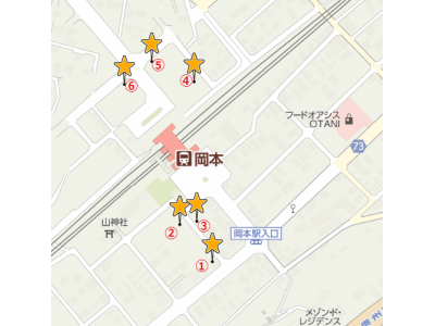 岡本駅近駐車場は安い！（調査日２０１９．１２．８）