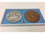 【売却済】EXPO75 沖縄国際海洋博覧会記念メダル 銀・銅セット