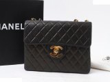 バッグ ＣＨＡＮＥＬ シャネル デカマトラッセ ラムスキン Ｗフラップ 市川駅　買取