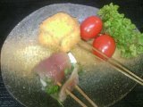 秋刀魚と山芋の香草揚げ