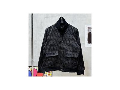 フェンディ ジャケット FFモノグラム エレガント ラグジュアリースタイル FENDI