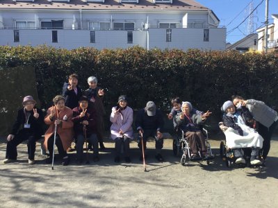 晴天の中