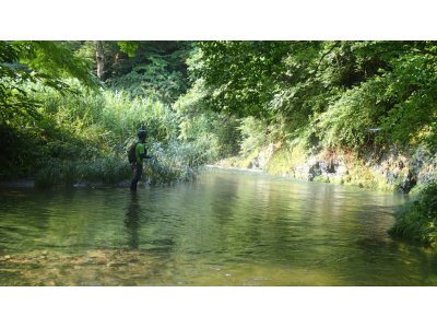 渓流釣りはもう禁漁 六月の山形鼠ヶ関川の釣り友とヤマメ釣り