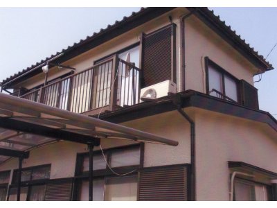 塗装工事狭山市、コスモスペイントの修理と屋根瓦塗装