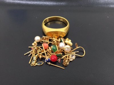 K18リング、ピアス　お買取りさせて頂きました。