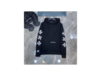 CHROME HEARTS パーカー 花柄 CERTIFIED CHROME ブラック クロムハーツ