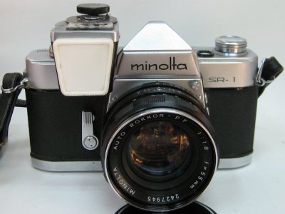 minolta SR-1 AUTO ROKKOR f1.8 55mm メーター付き！Sold out！