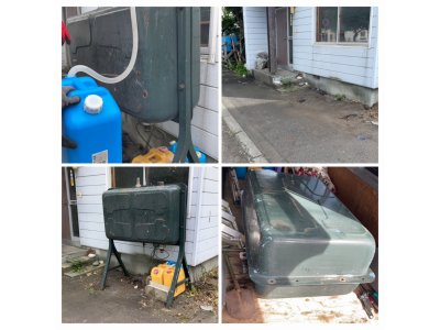札幌市豊平区美園にて灯油タンクの撤去回収便利屋タクミ