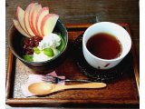 シフォンケーキ → 抹茶プリン・ア・ラ・モード