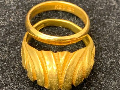 足金刻印のリング お買取りさせて頂きました。