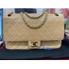 ♪人気のマトラッセ買取強化中♪　【CHANEL　シャネル　ラムスキン　マトラッセ　チェーンショルダー　ベージュ　ヴィンテージ　中古品】高価買取させて頂きました!!　今、熱い商品の一つ…ヴィンテージシャネル(^-^)!!　久里浜の大黒屋では買取強化しておりますのでドシドシお持ちください♪