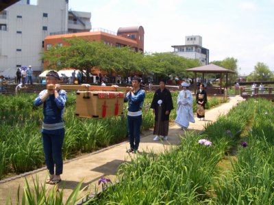 茨城県水郷潮来市嫁入り船