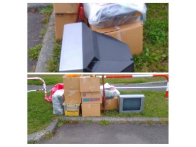 厚別区もみじ台団地にて パソコンなどの不用品回収処分 札幌市便利屋タクミ