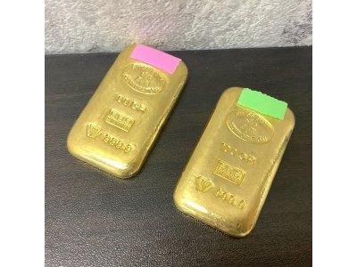 【金】インゴット 100g×2 お買取りしました☆