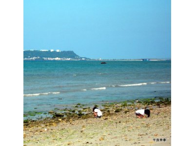 沖縄県の青い海