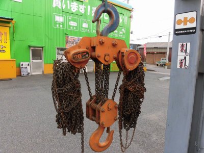 キトーチェーンブロック入荷Ｍ３タイプ２０ｔ揚程９ｍ