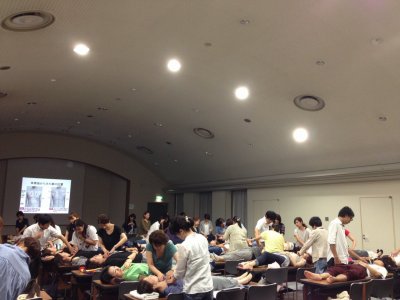 8月31日、神戸で呼吸ケア排痰法のセミナーありました