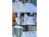 札幌市白石区にて駐車場の雪かき