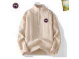 2024注目 カナダグース セーター ケーブル編み ロゴ パッチ シンプル エレガント Canada Goose