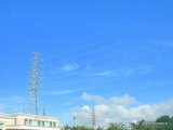 梅雨の中休み：沖縄県の今日の青い空