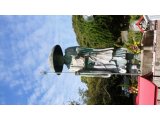 因島ロッジ　弘法大師の石像