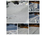 清田区里塚にて不動産管理会社の依頼で駐車場の雪かき 札幌市 便利屋タクミ