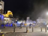 夜の湯畑