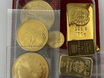貴金属 まとめてお売り下さい 特別レートでご案内します! インゴット 記念金貨 地金型金貨 小判 ネックレス リング 金歯 純金眼鏡 買取は当店へご持参下さい