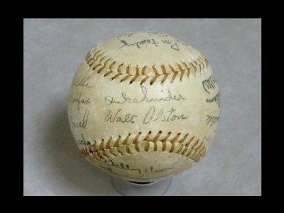 メジャーリーグ　1950-60's ドジャース 永久欠番/殿堂入り選手他　直筆サインボール