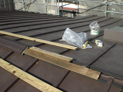 板金屋根改修工事③