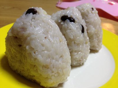 7穀米おにぎり♪美味しいですよぉ♪