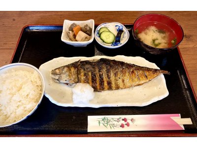 サバの文化干し定食