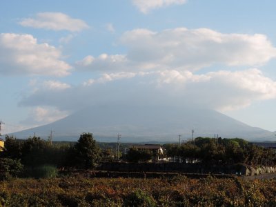 今朝の富士