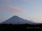 今朝の富士